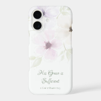 Modern Christian Scripture Floral White