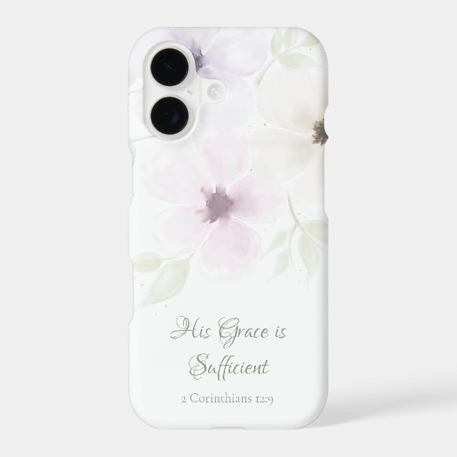 Modern Christian Scripture Floral White (Back)