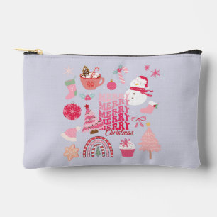 Modern Christmas Accessory Pouch
