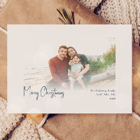 Modern Christmas | Blue Faded Photo