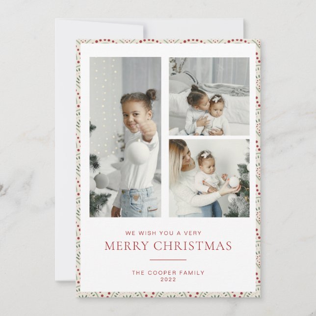 Modern Christmas Card (Front)