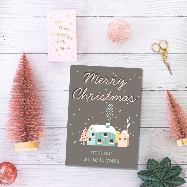 Modern Christmas Card from our house to yours (Creator Uploaded)