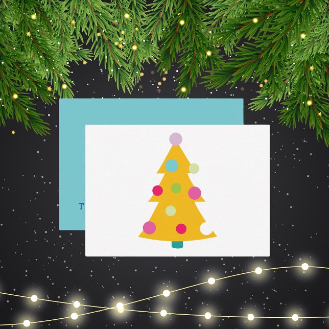Modern Christmas | Colourful Whimsical | Retro  Card (Creator Uploaded)