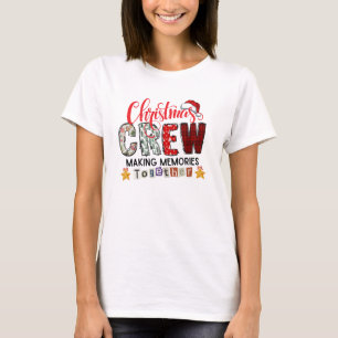 Modern Christmas Family Stylish Colourful Retro Cu T-Shirt