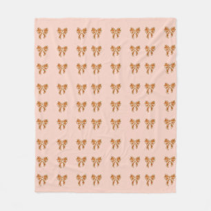 Modern Christmas Fleece Blanket