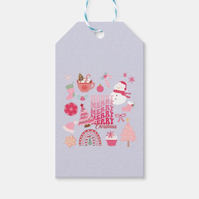 Modern Christmas Gift Tags (Front)