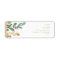 Modern Christmas Greenery | White Return Address