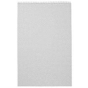Modern Christmas Grey Pattern Gift Wrap Calendar