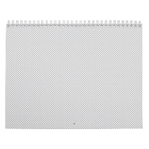 Modern Christmas Grey Pattern Gift Wrap Calendar