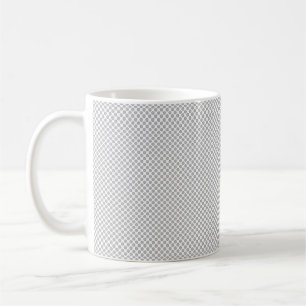 Modern Christmas Grey Pattern Gift Wrap Coffee Mug