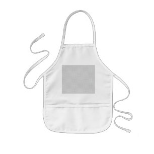 Modern Christmas Grey Pattern Gift Wrap Kids Apron
