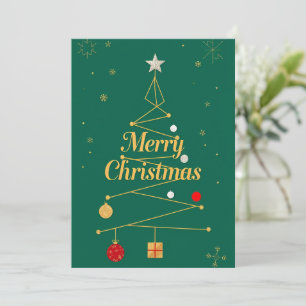 modern christmas holiday card