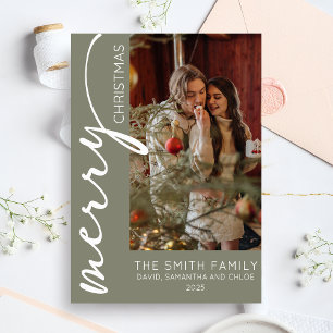 Modern Christmas Holiday Card