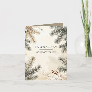 Modern Christmas & New Year Card Elegant