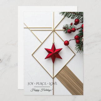 Modern Christmas & New Year Card Elegant
