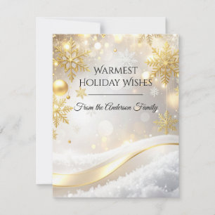 Modern Christmas & New Year Card Elegant