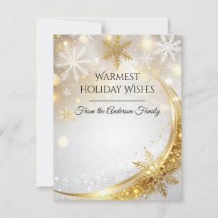 Modern Christmas & New Year Card Elegant