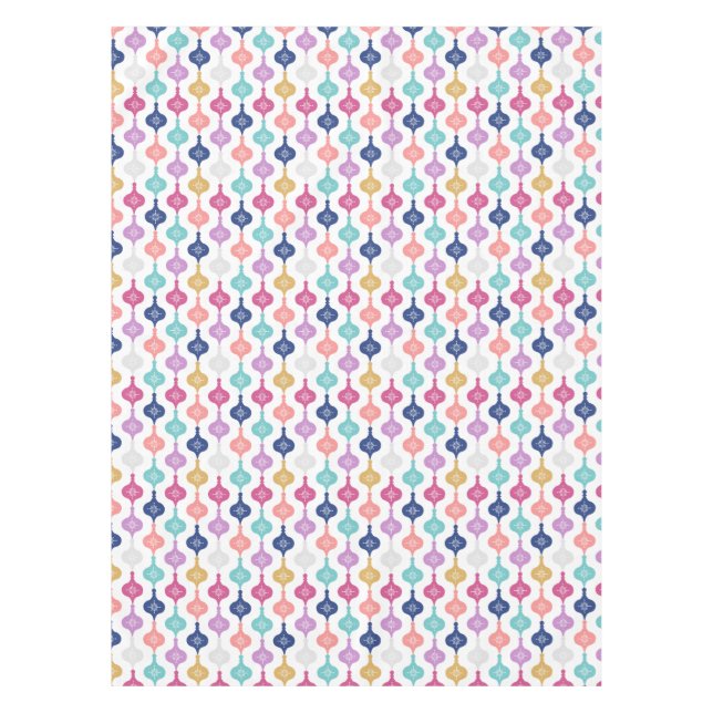 Modern Christmas Ornament  Tablecloth (Front)