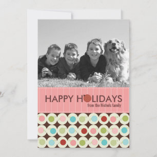 Modern Christmas Photo Cards {5 x 7}
