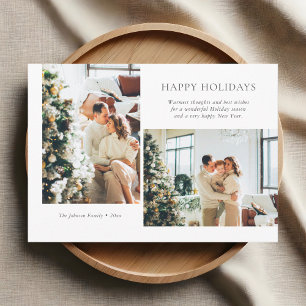 Modern Christmas Photo Holiday Card