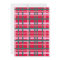 Modern Christmas Plaid Red Green Custom Photo
