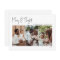 Modern Christmas Script Merry & Bright Three-Photo