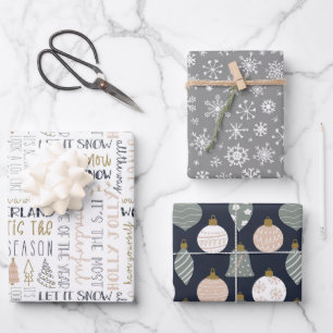 Modern Christmas Time Wrapping Paper