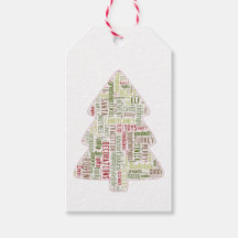 Modern Christmas tree green and red