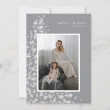 Modern Christmas Tree Made of Snowflakes