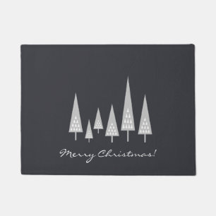 Modern Christmas Tree Merry Christmas Doormat
