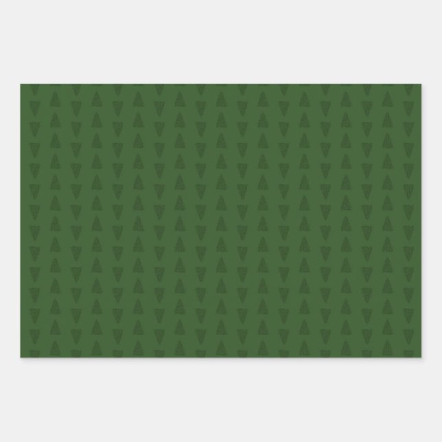 Modern Christmas  Wrapping Paper Sheet (Front 3)