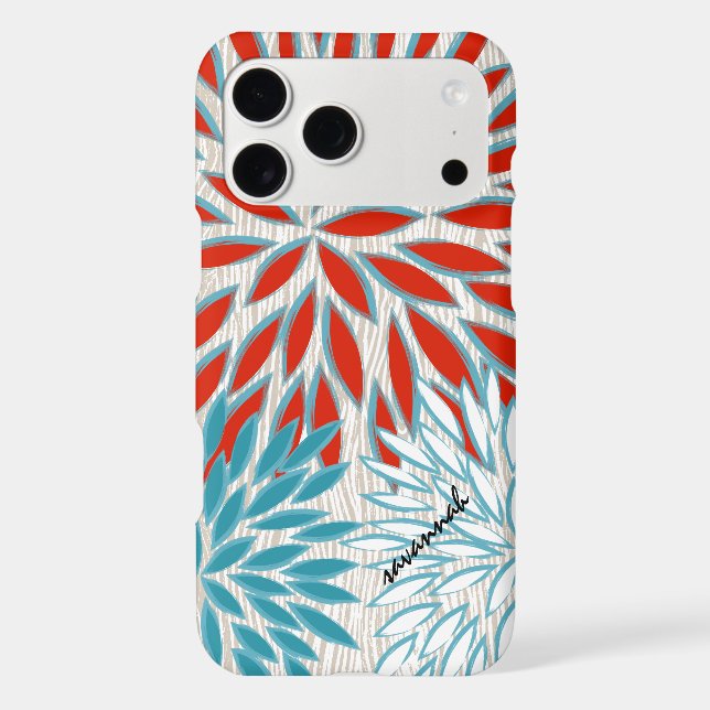 Modern Chrysanthemum Personalised  (Back)