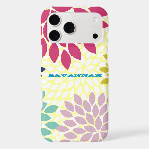 Modern Chrysanthemum Personalised iPhone Case