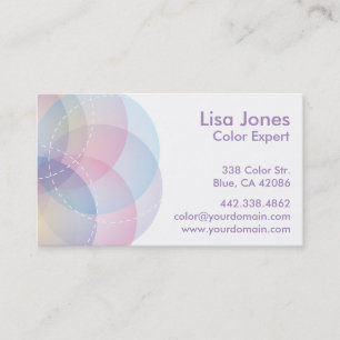 Modern Circle business card