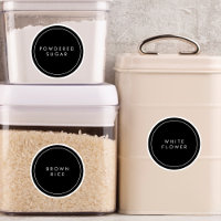 Modern Circle Kitchen & Pantry Storage Labels