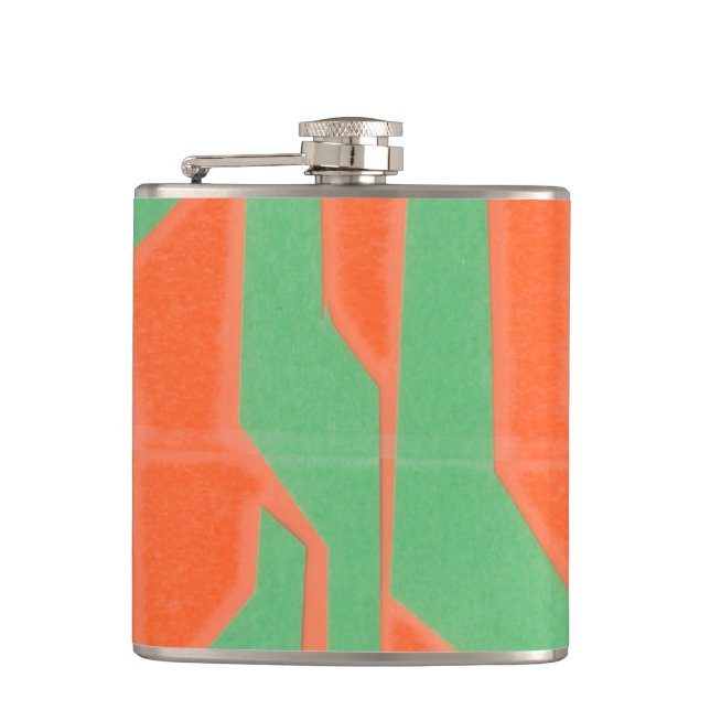 Modern Circuit I Hip Flask (Front)