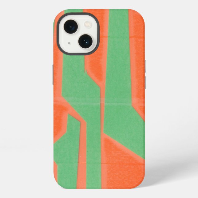 Modern Circuit I iPhone Case (Back)