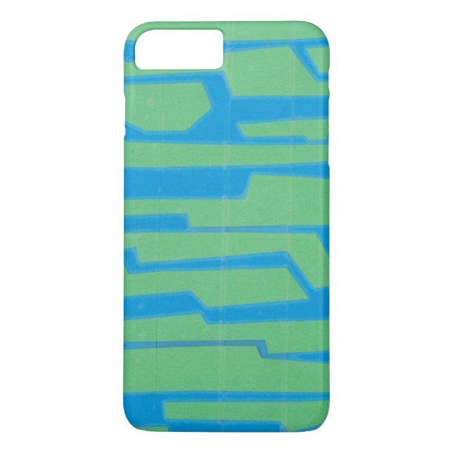 Modern Circuit V Case-Mate iPhone Case (Back)