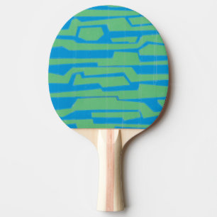 Modern Circuit V Ping Pong Paddle