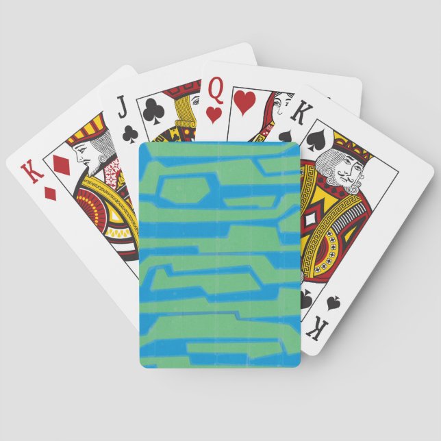 Modern Circuit V Playing Cards (Back)