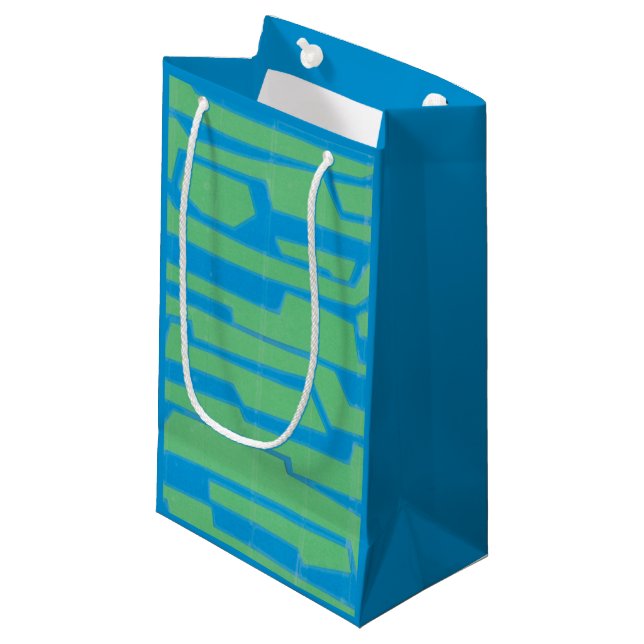 Modern Circuit V Small Gift Bag (Front Angled)