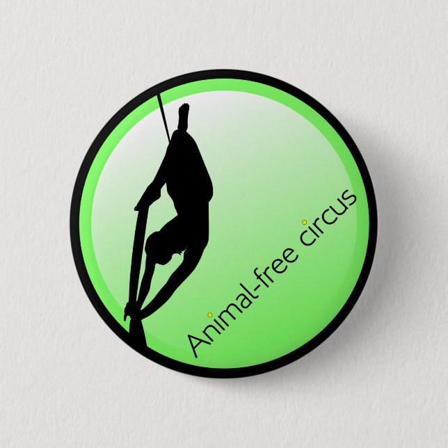 Modern Circus Acrobat 6 Cm Round Badge (Front)