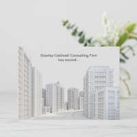 Modern City Architecture Custom Business Moving