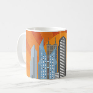 Modern City Life Mug – Urban Street Scene