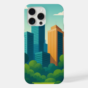 Modern Cityscape iPhone 15 Pro Max Case
