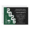 Modern Class of 2021 Green Black Graduation Party