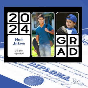 Modern Class of 2024 Graduation Announcement