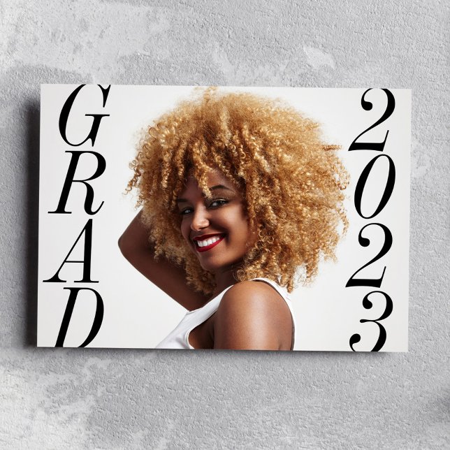 Modern Class of 2024 Photo Graduation Announcement (Modern Class of 2024 Photo Graduation Announcement)