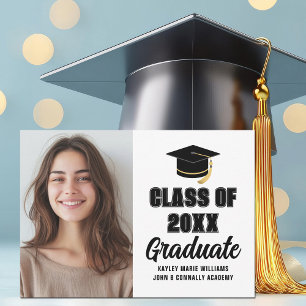 Modern Class of 2025 Graduate Photo Graduation Announcement