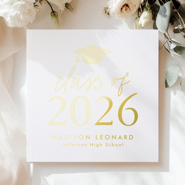Modern Class of 2025 Graduation Guest Book (Creator Uploaded)